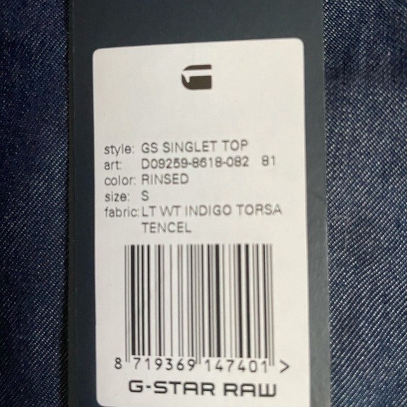 G-Star Raw denim tank small - Picture 3 of 4